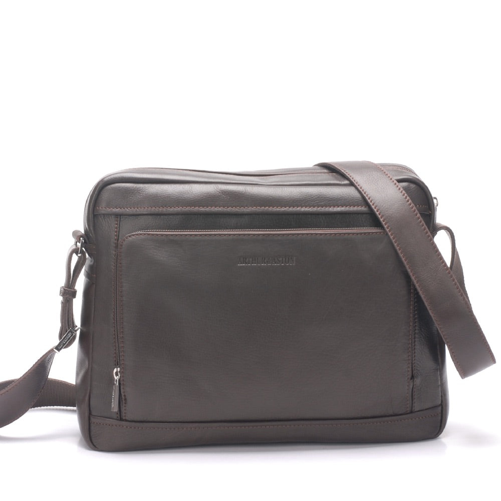 Large Pablo model satchel in dipped leather