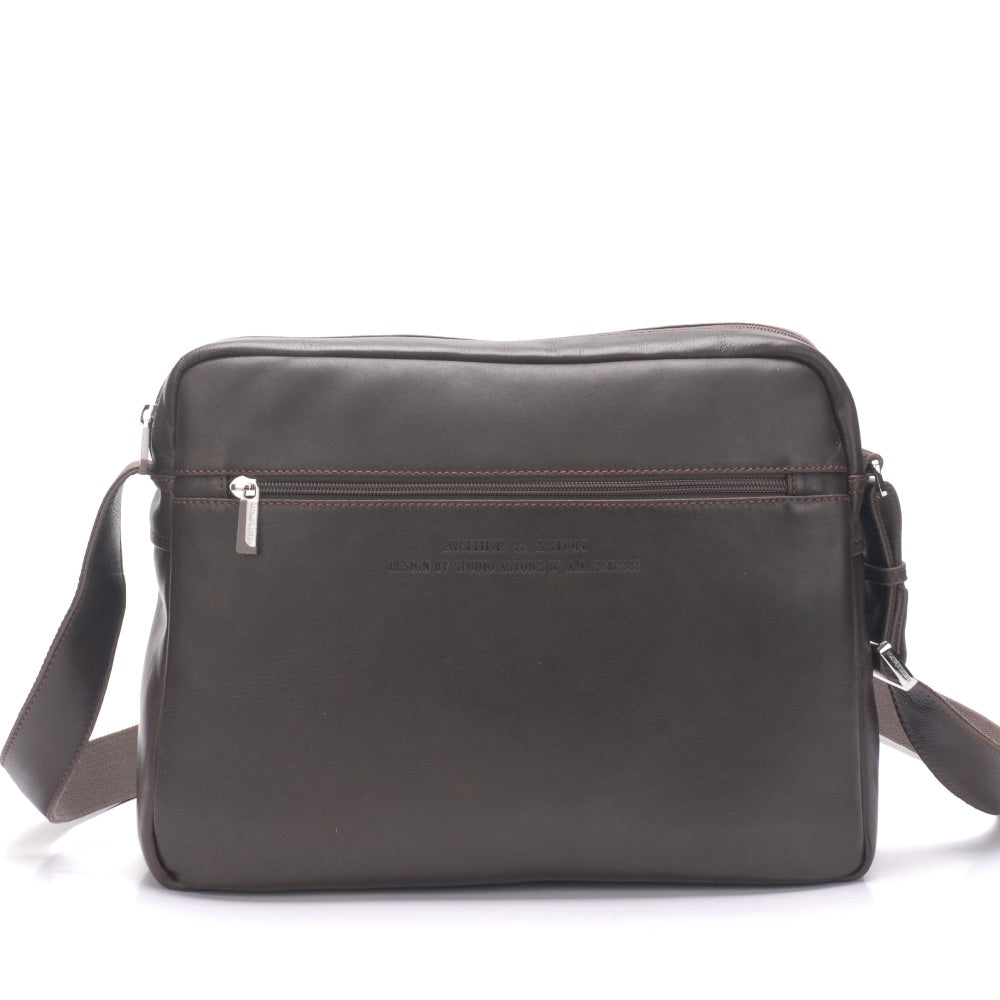 Large Pablo model satchel in dipped leather