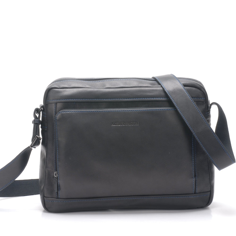 Large Pablo model satchel in dipped leather