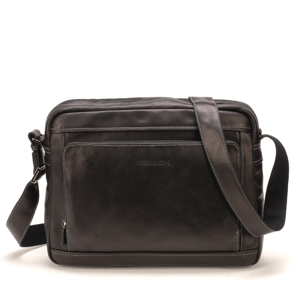 Large Pablo model satchel in dipped leather