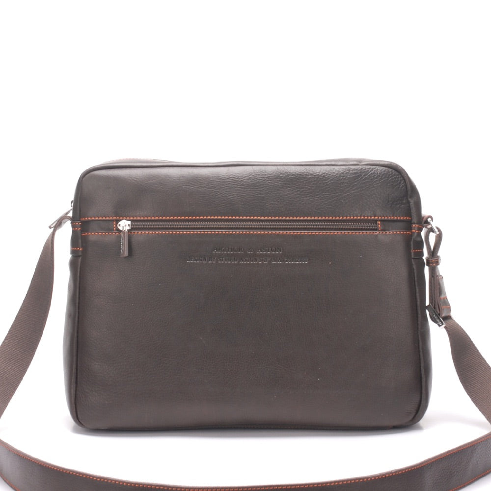 Large Pablo model satchel in dipped leather