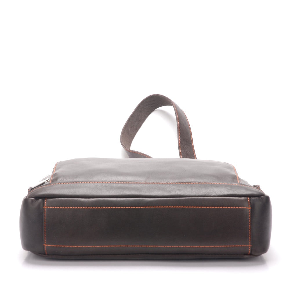 Large Pablo model satchel in dipped leather