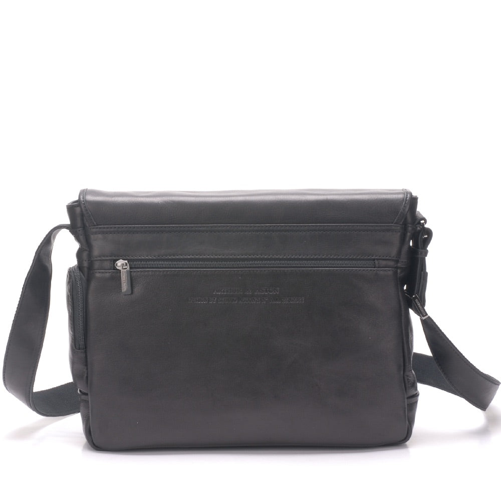 Pablo leather messenger bag