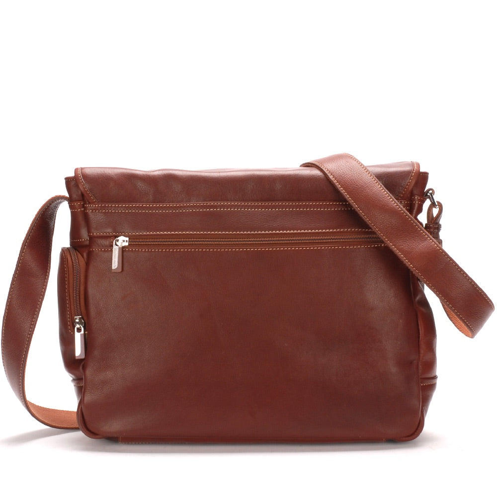 Pablo leather messenger bag