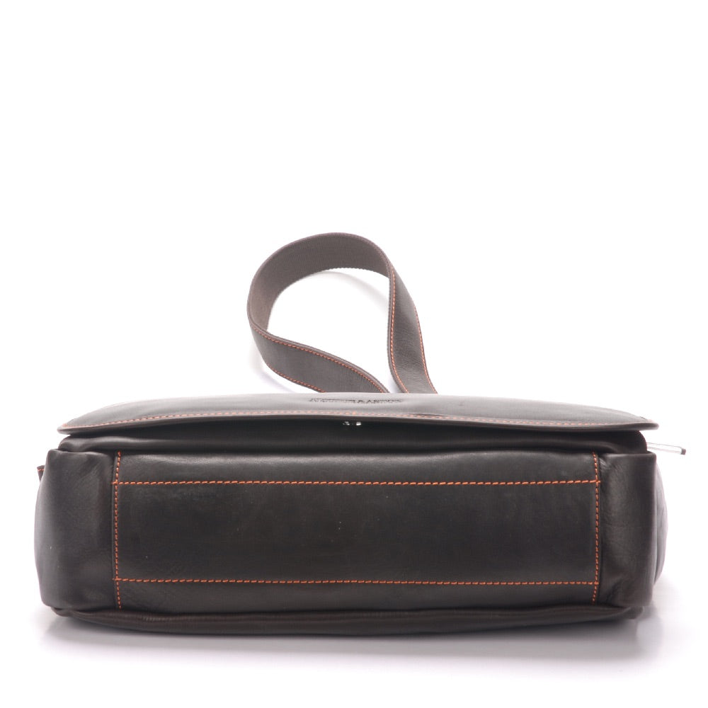 Pablo leather messenger bag