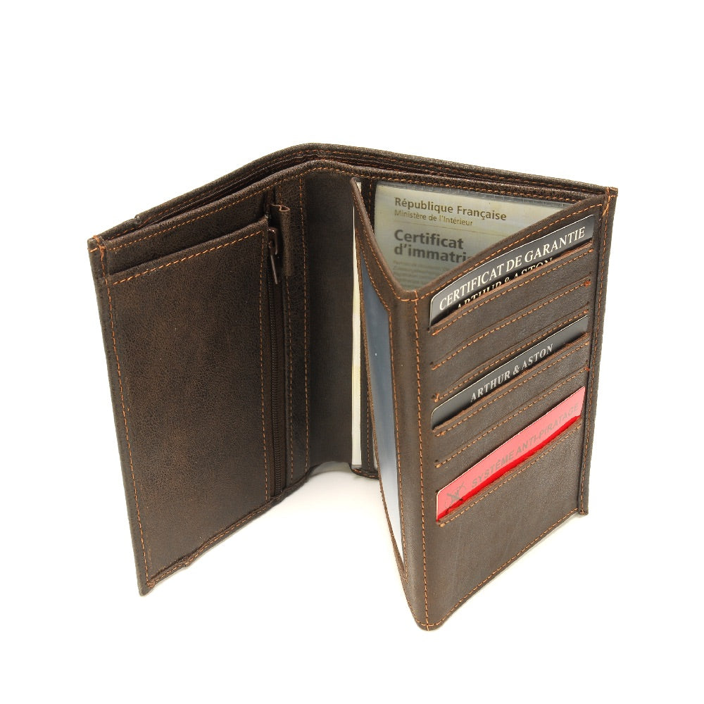 Diego cowhide leather wallet