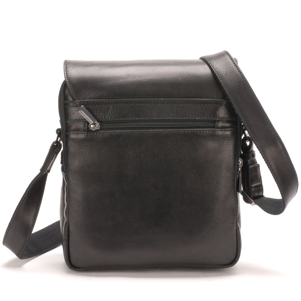 Pablo leather flap crossbody bag