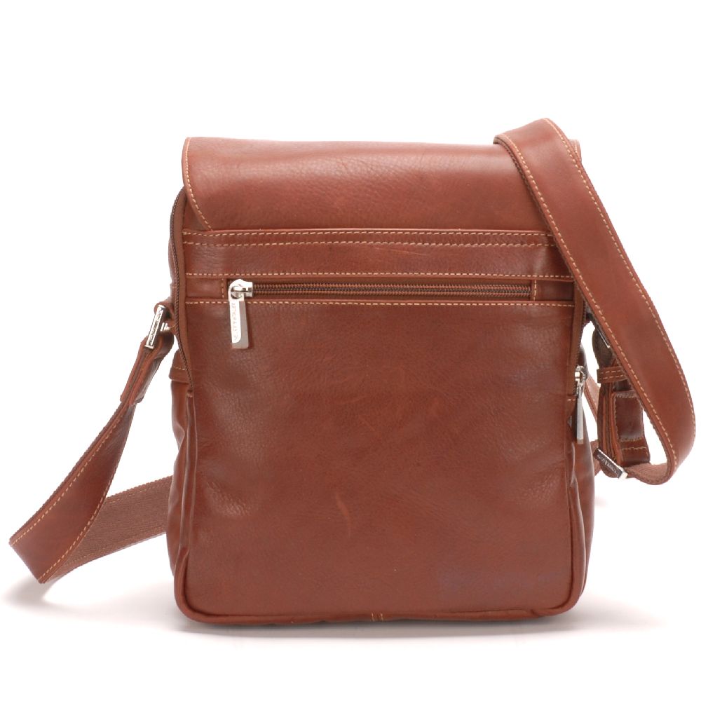 Pablo leather flap crossbody bag