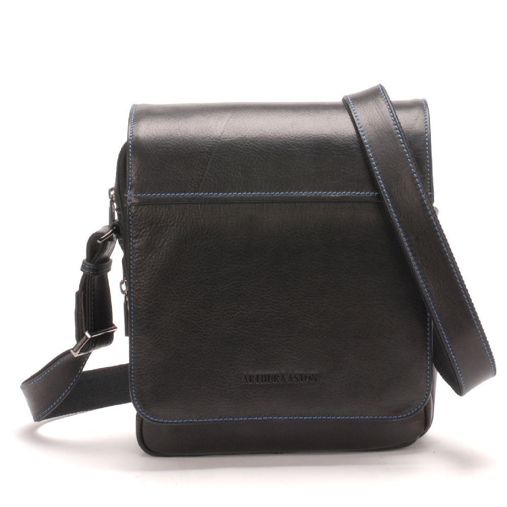 Pablo leather flap crossbody bag