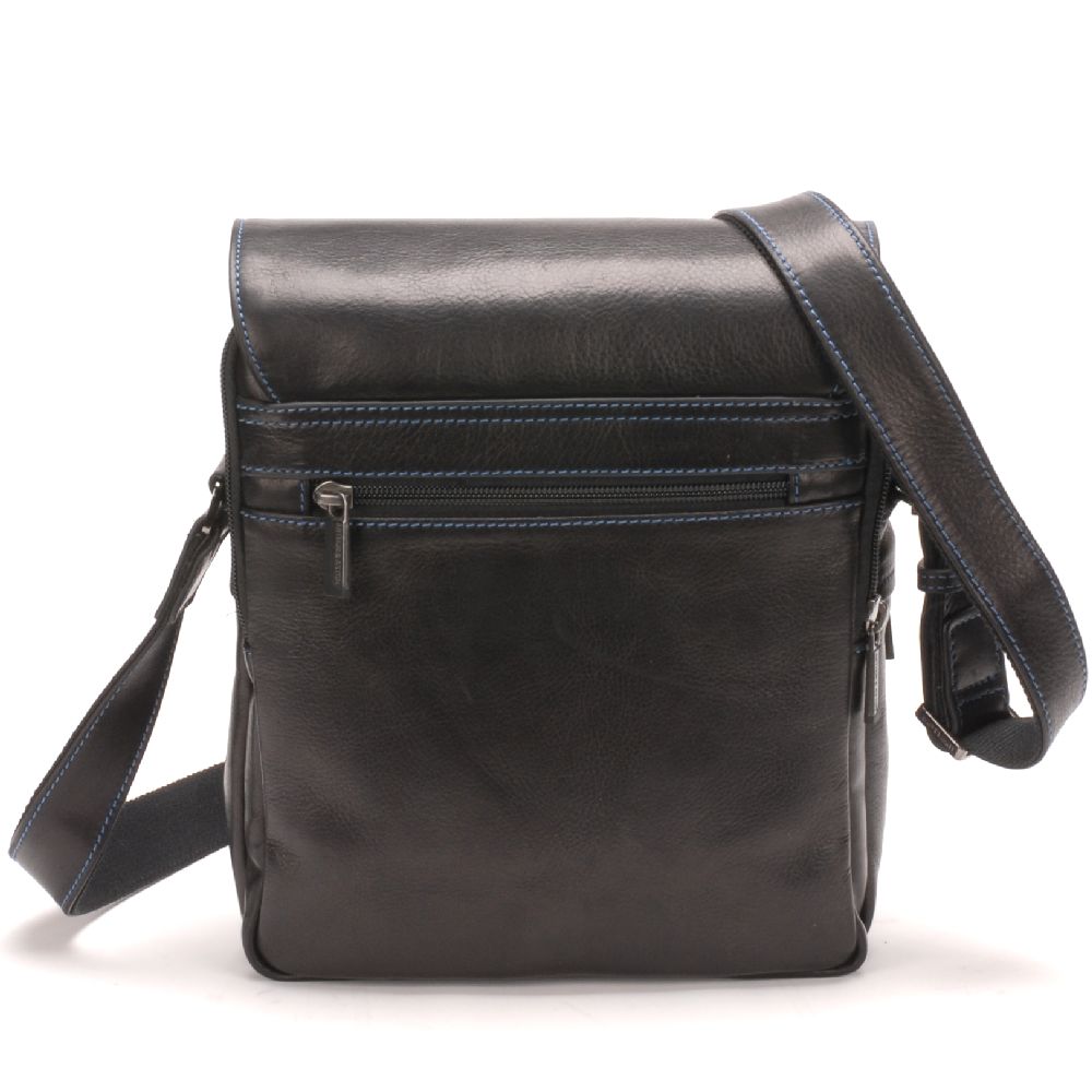 Pablo leather flap crossbody bag