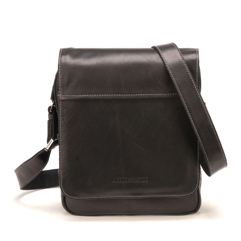 Pablo leather flap crossbody bag