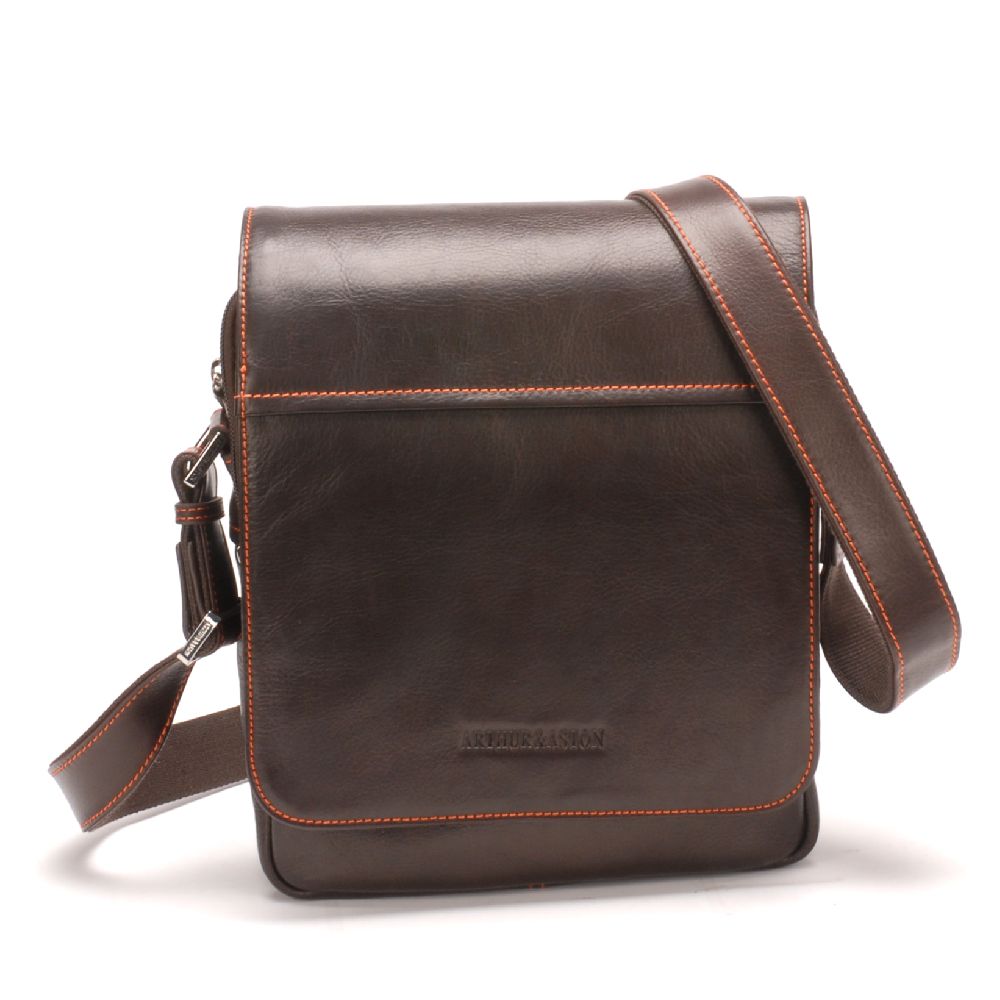 Pablo leather flap crossbody bag