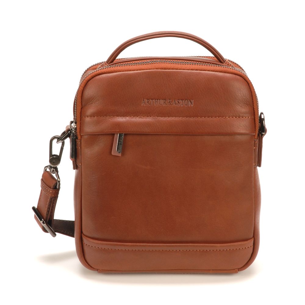 Large Pablo leather satchel