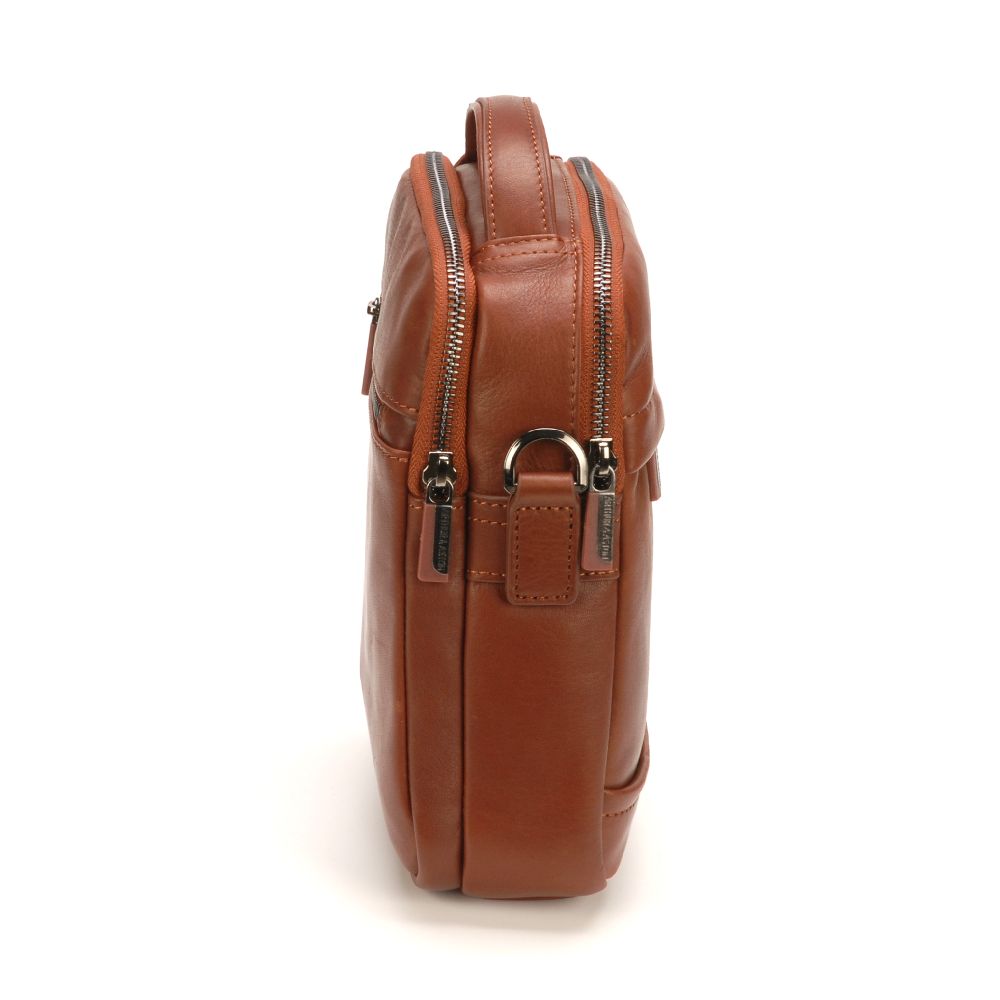 Large Pablo leather satchel