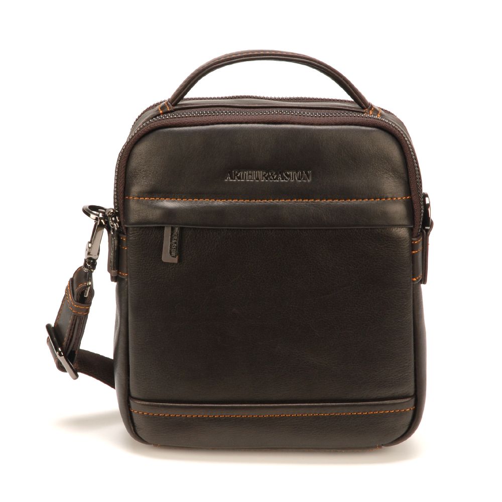 Large Pablo leather satchel