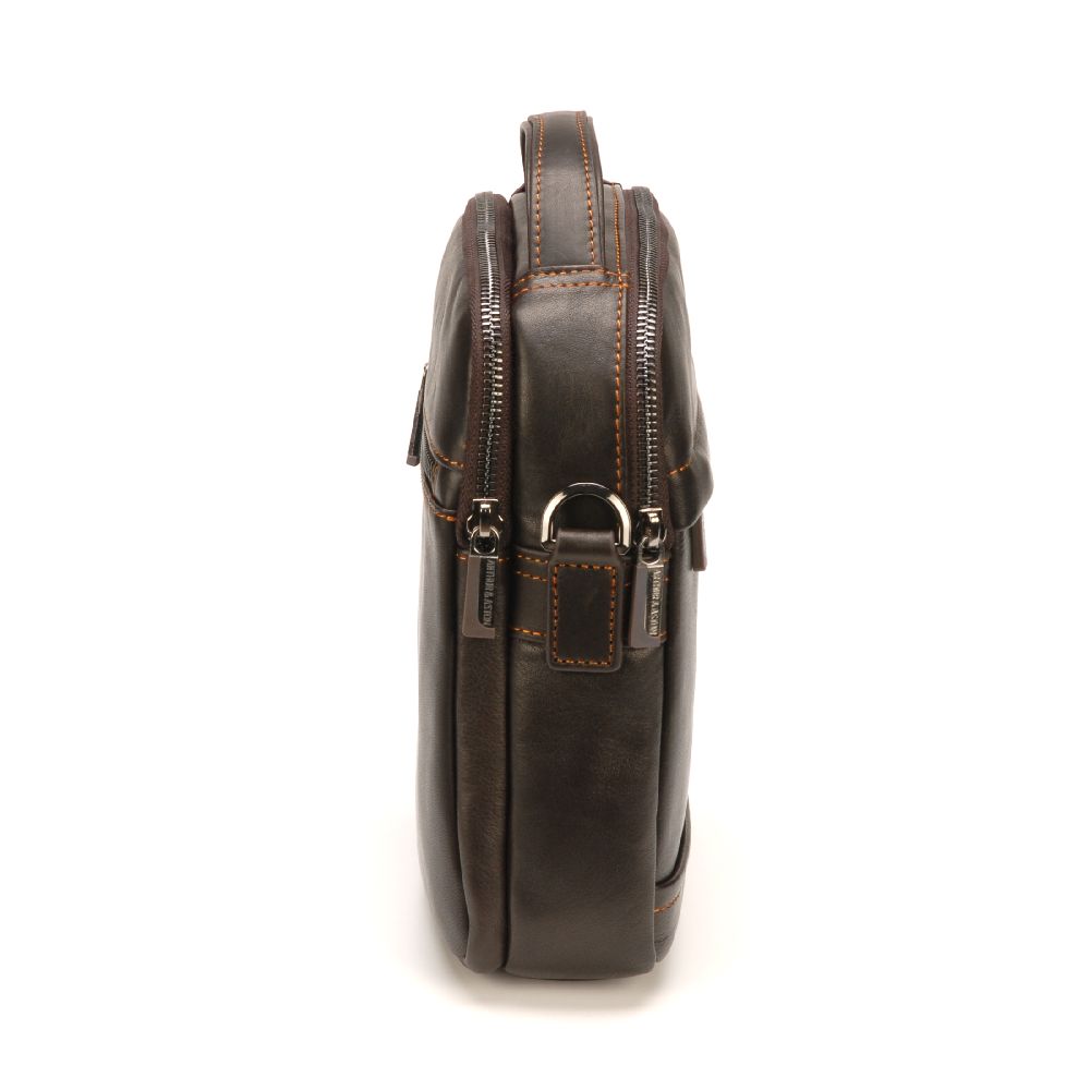 Large Pablo leather satchel