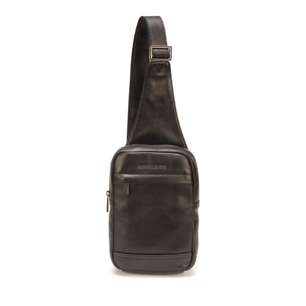 Pablo body bag in dipped cowhide leather