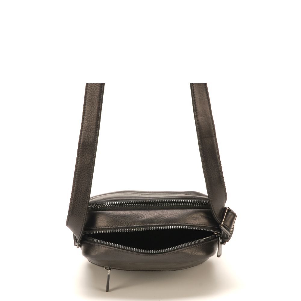 Pablo crossbody bag in dipped leather