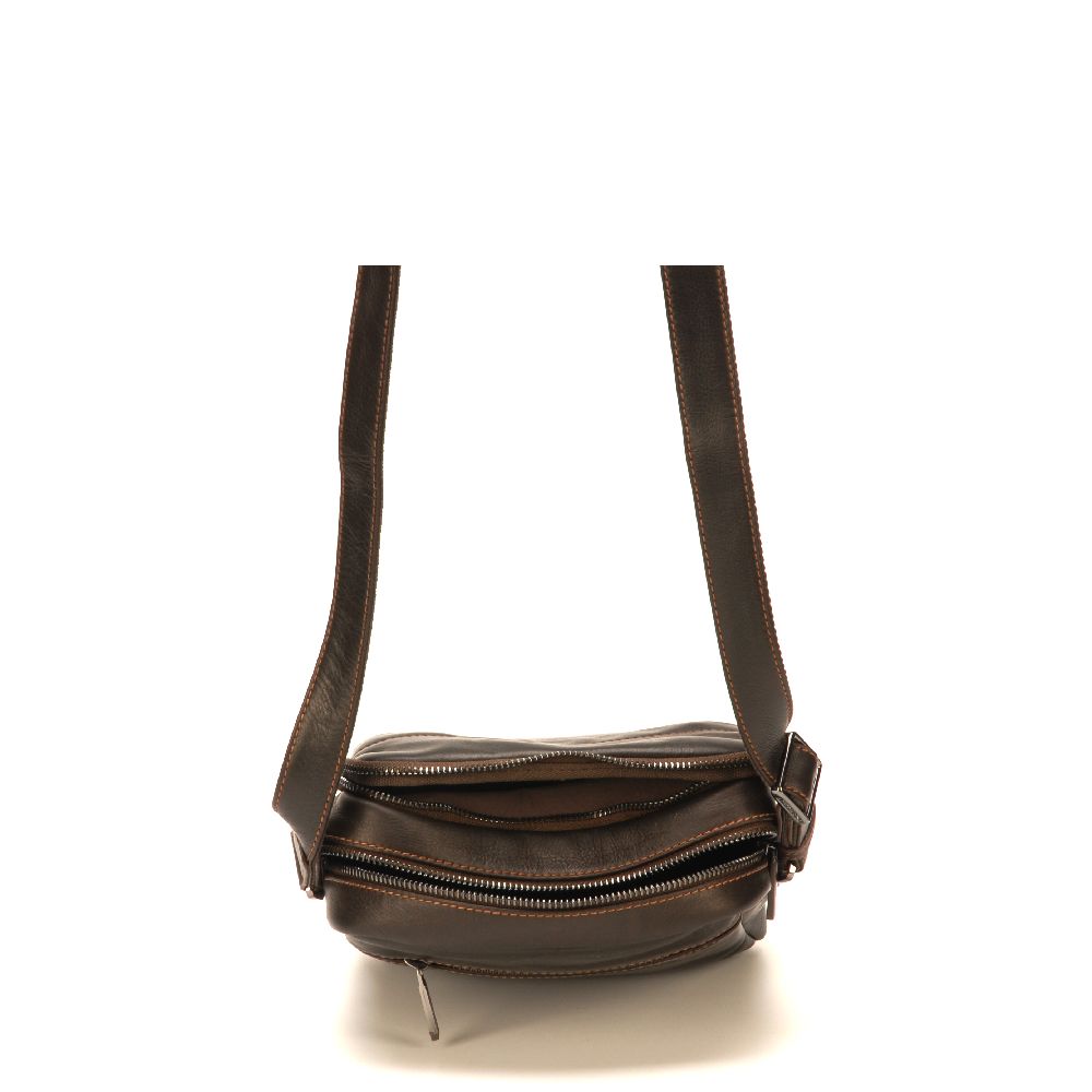 Pablo crossbody bag in dipped leather