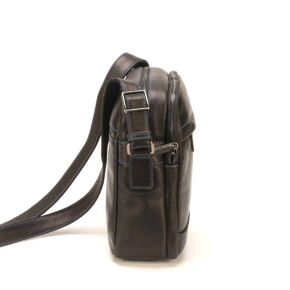 Pablo crossbody bag in dipped leather