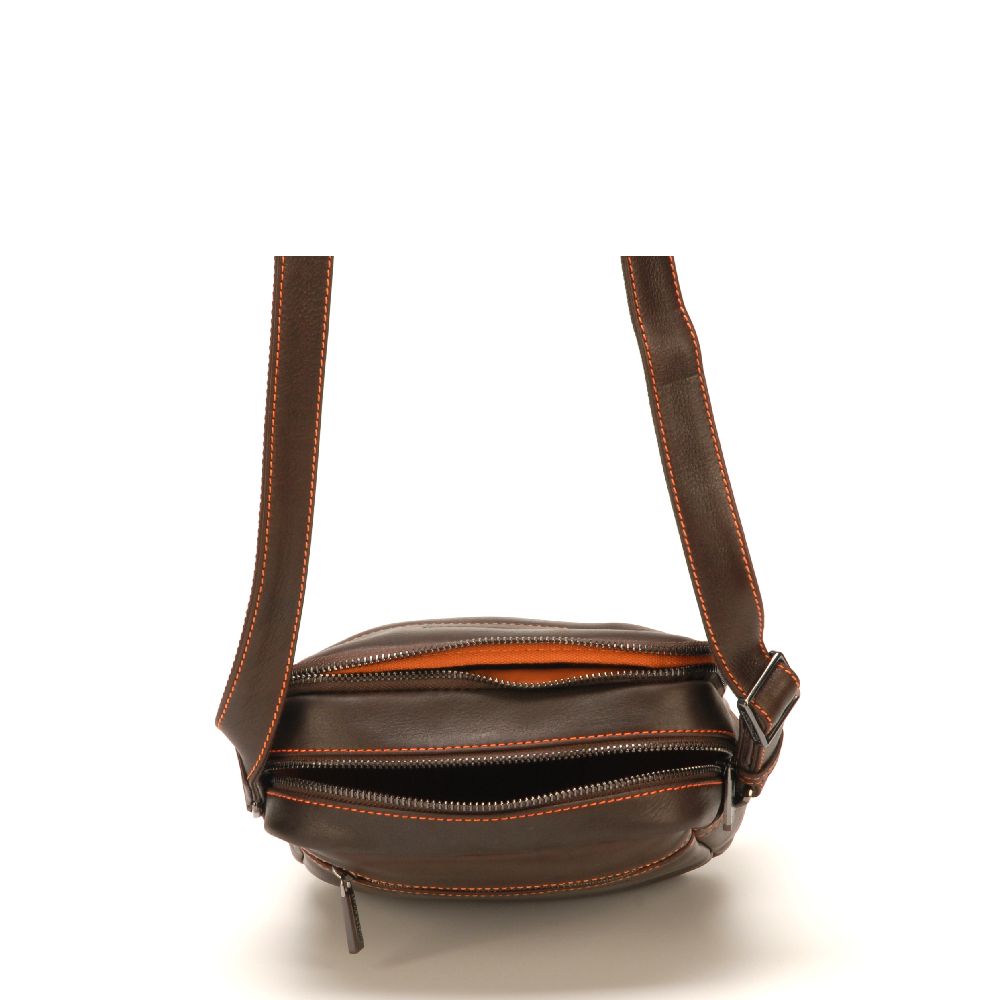 Pablo crossbody bag in dipped leather