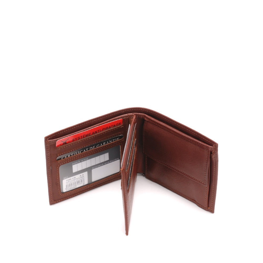 Italian Pablo dipped leather wallet