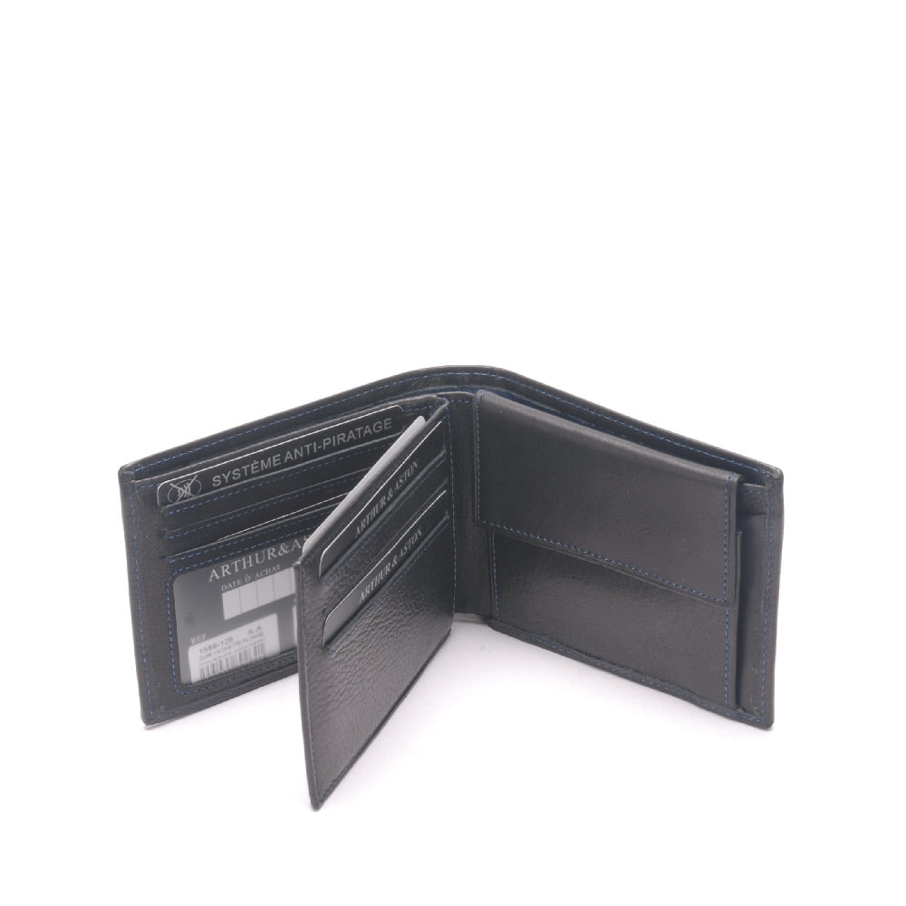 Italian Pablo dipped leather wallet