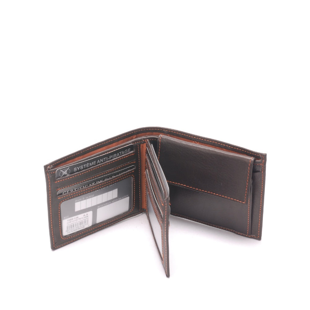 Italian Pablo dipped leather wallet