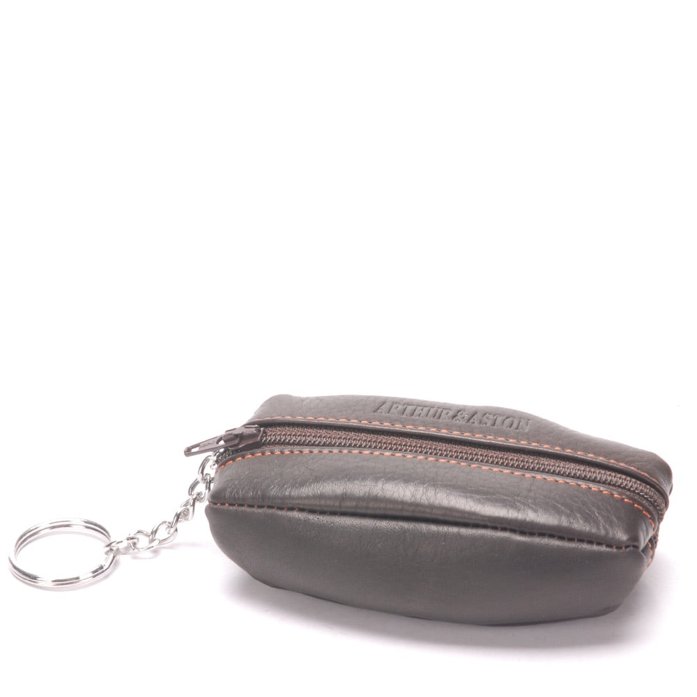 Pablo coffee bean purse in dipped leather