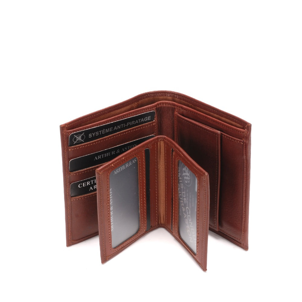 Pablo leather wallet and card holder