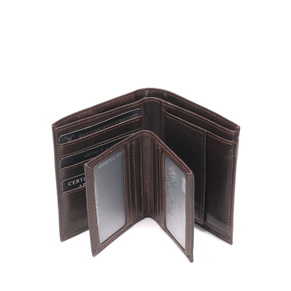 Pablo leather wallet and card holder