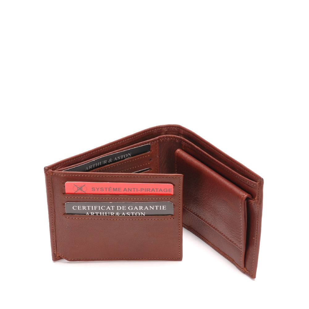 Italian Pablo dipped leather wallet