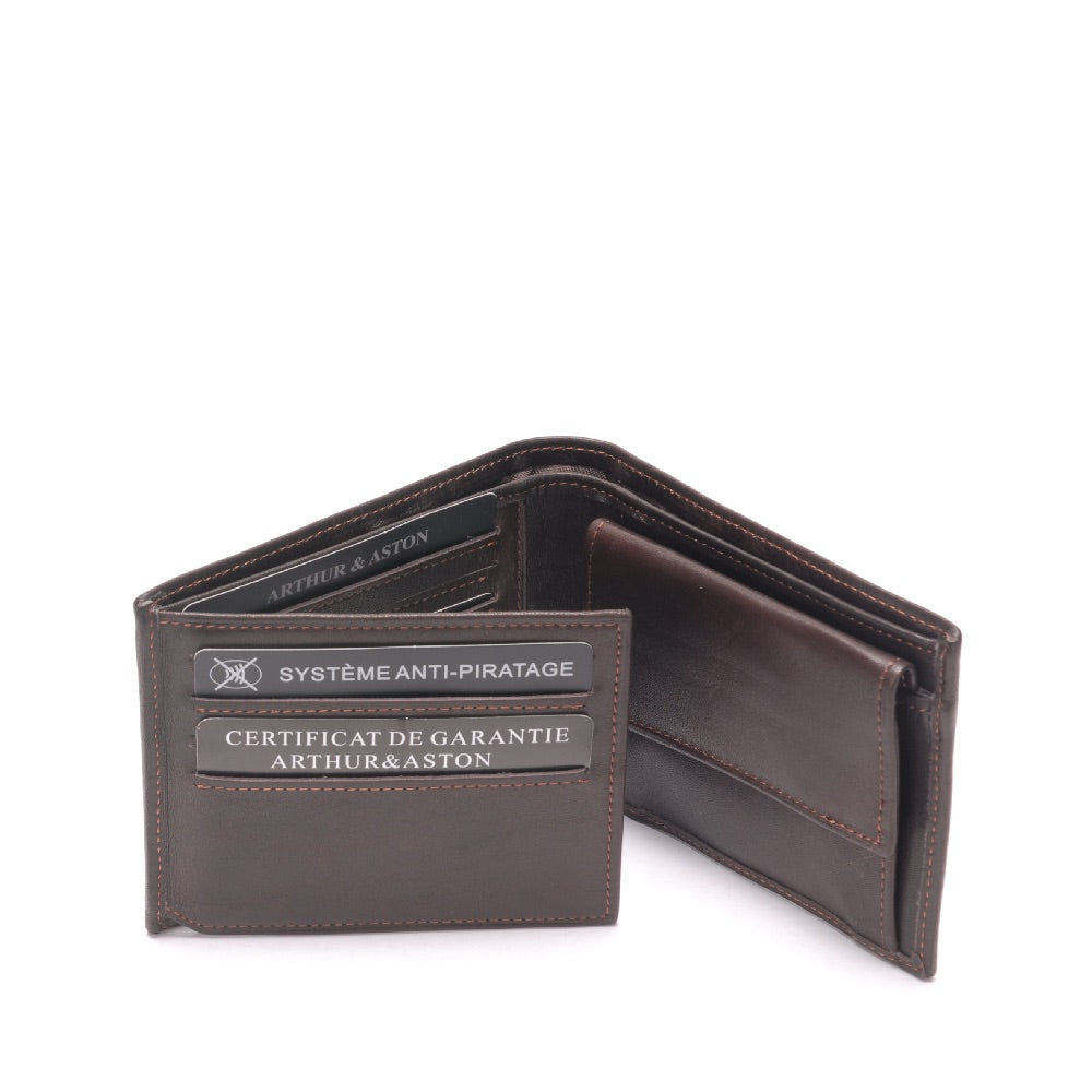 Italian Pablo dipped leather wallet