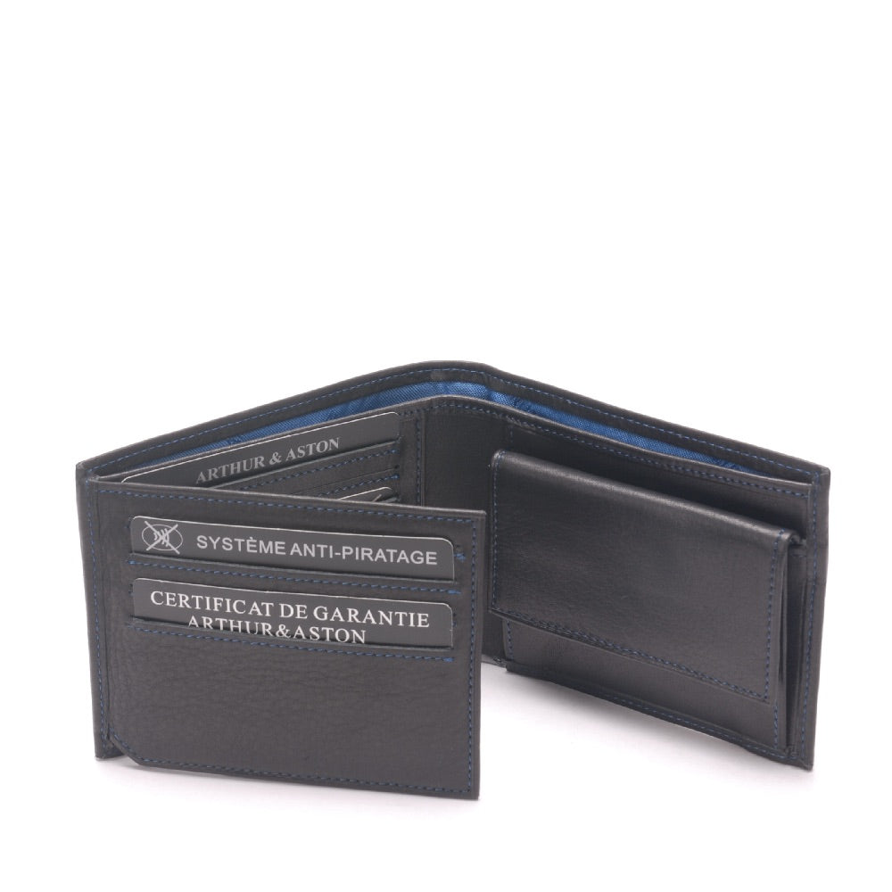 Italian Pablo dipped leather wallet