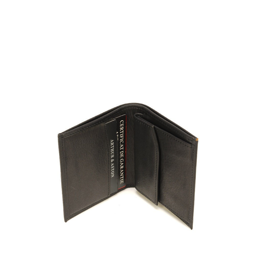 Pablo leather wallet and cards