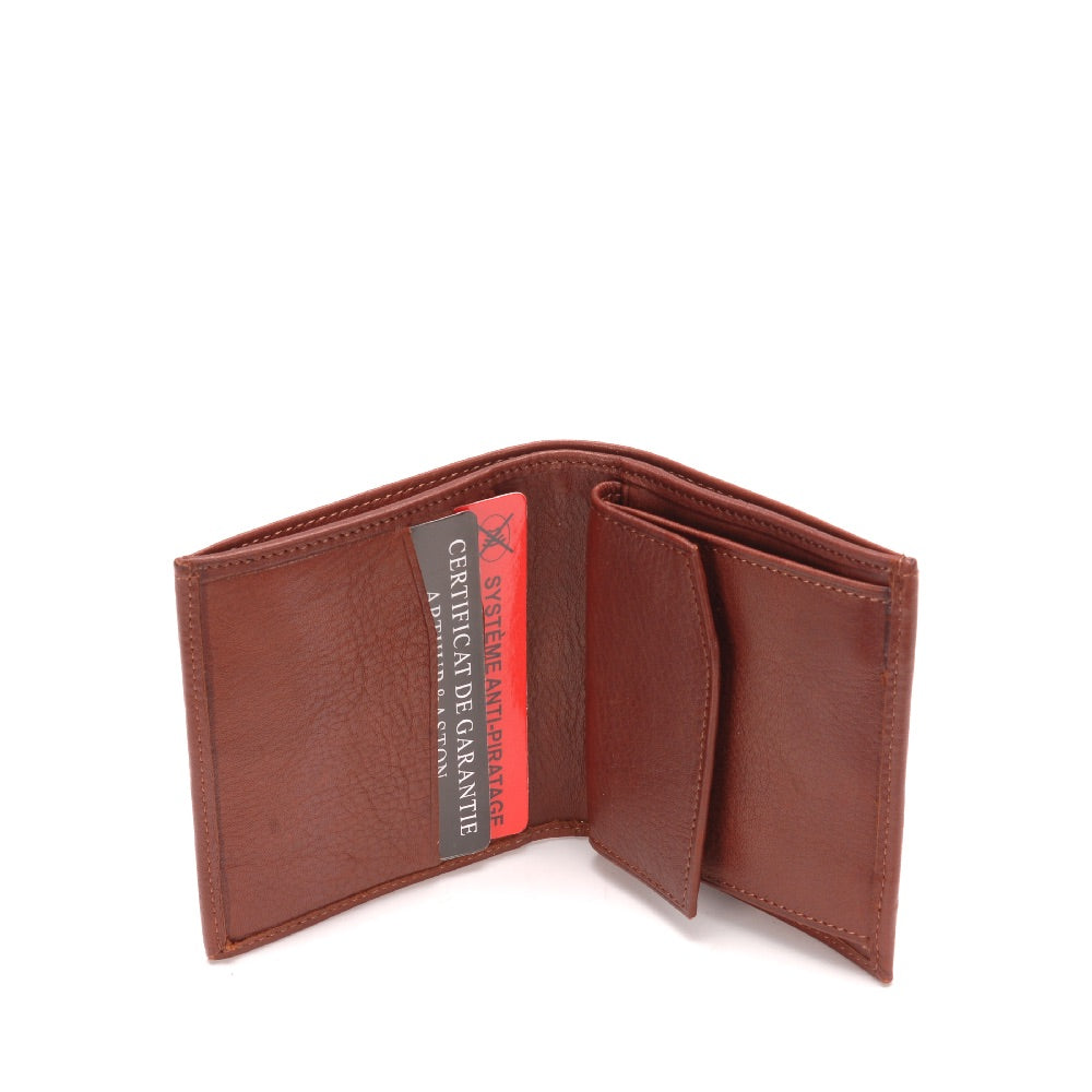 Pablo leather wallet and cards