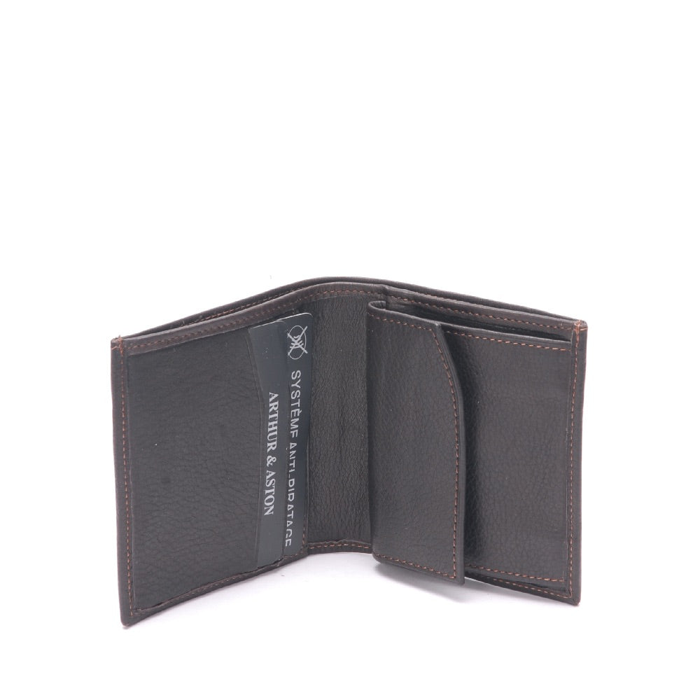 Pablo leather wallet and cards