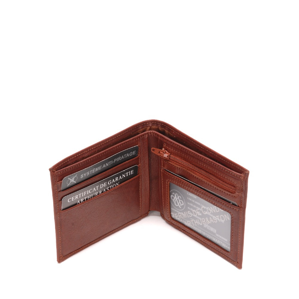 Italian Pablo dipped leather wallet