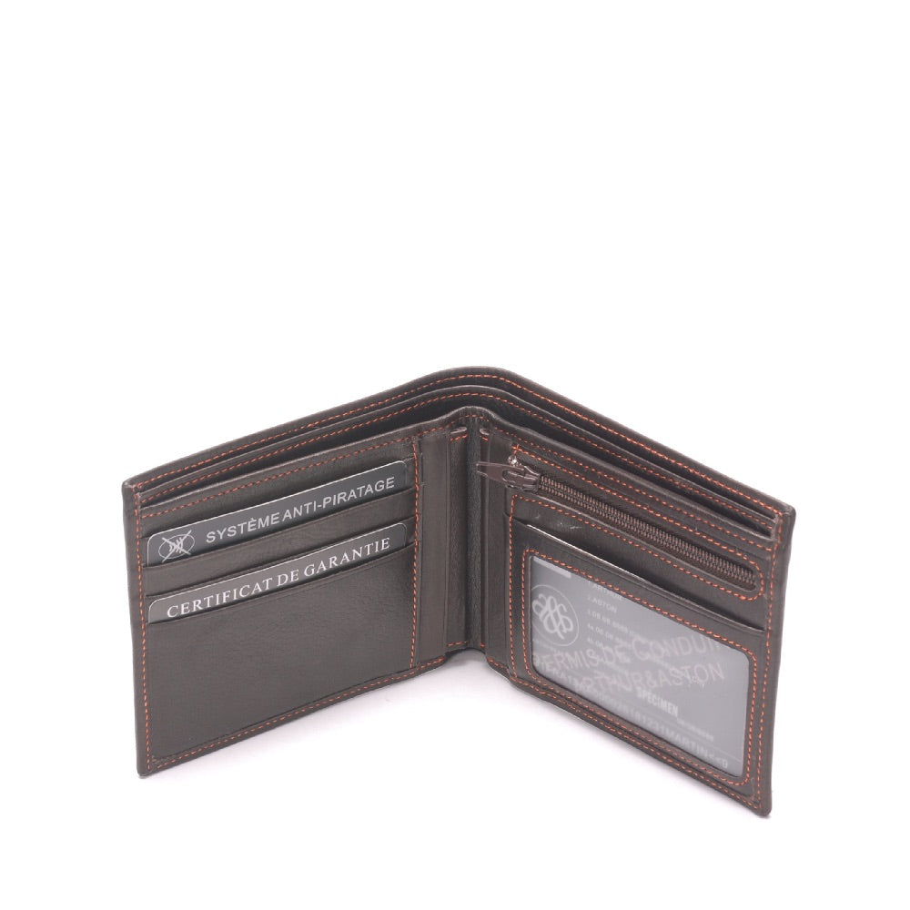 Italian Pablo dipped leather wallet