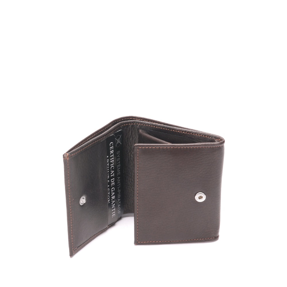 Pablo leather wallet and cards