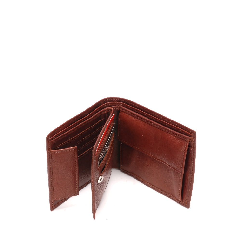 Italian Pablo dipped leather wallet