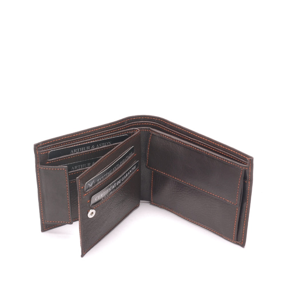 Italian Pablo dipped leather wallet