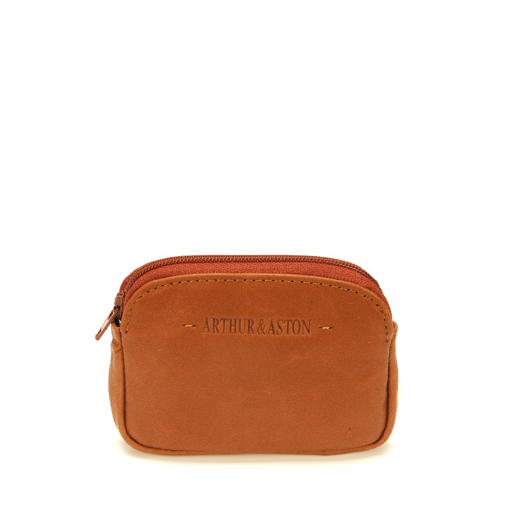 Johany leather zipped purse