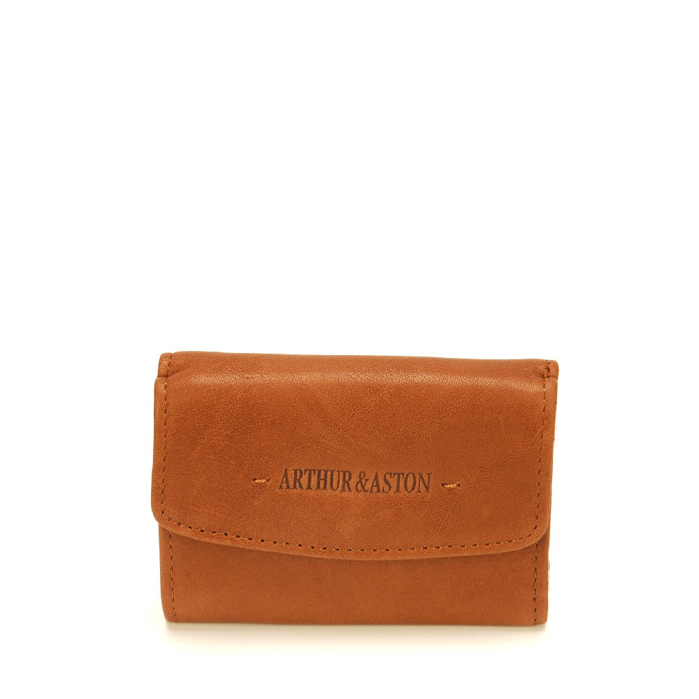 Johany leather back-to-back card holder