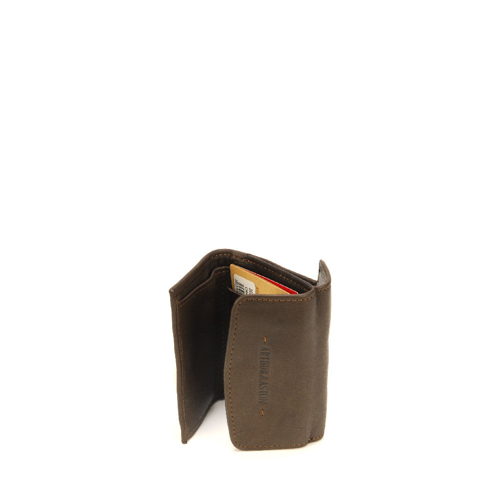 Johany leather back-to-back card holder