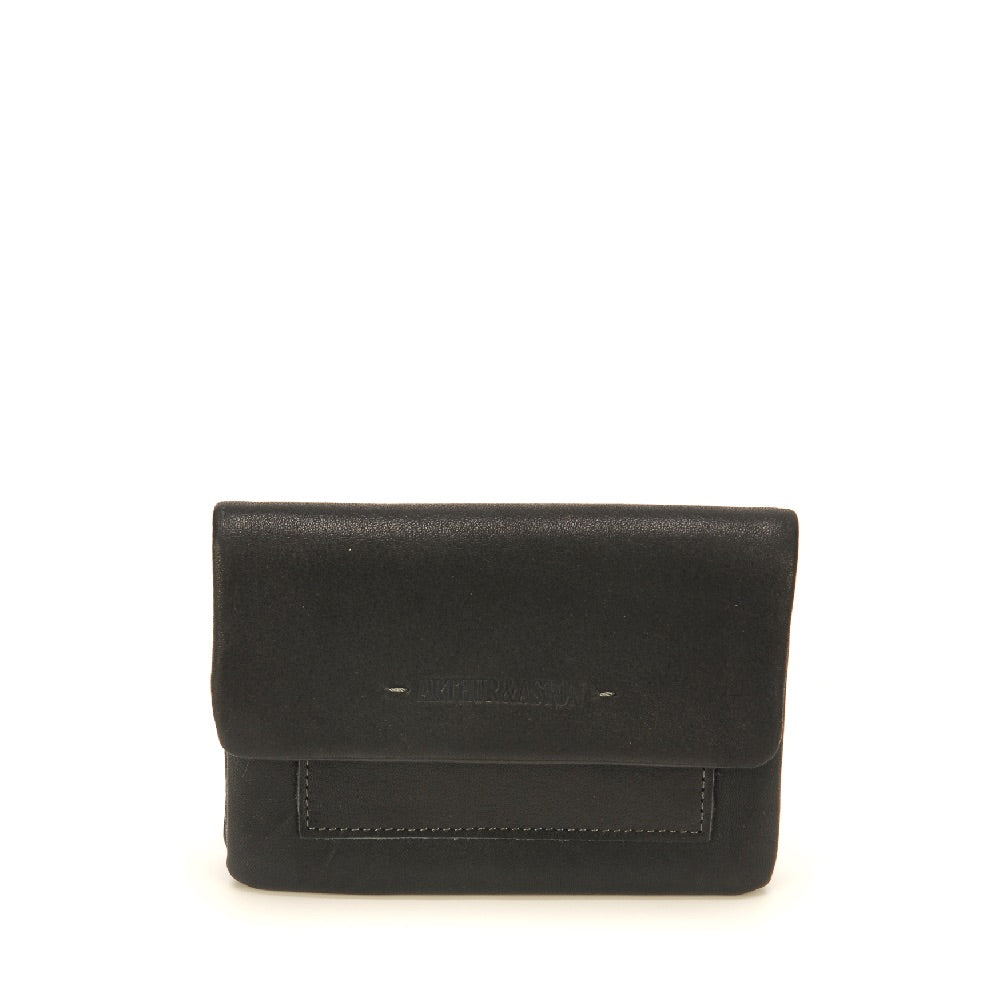 Johany leather flap wallet