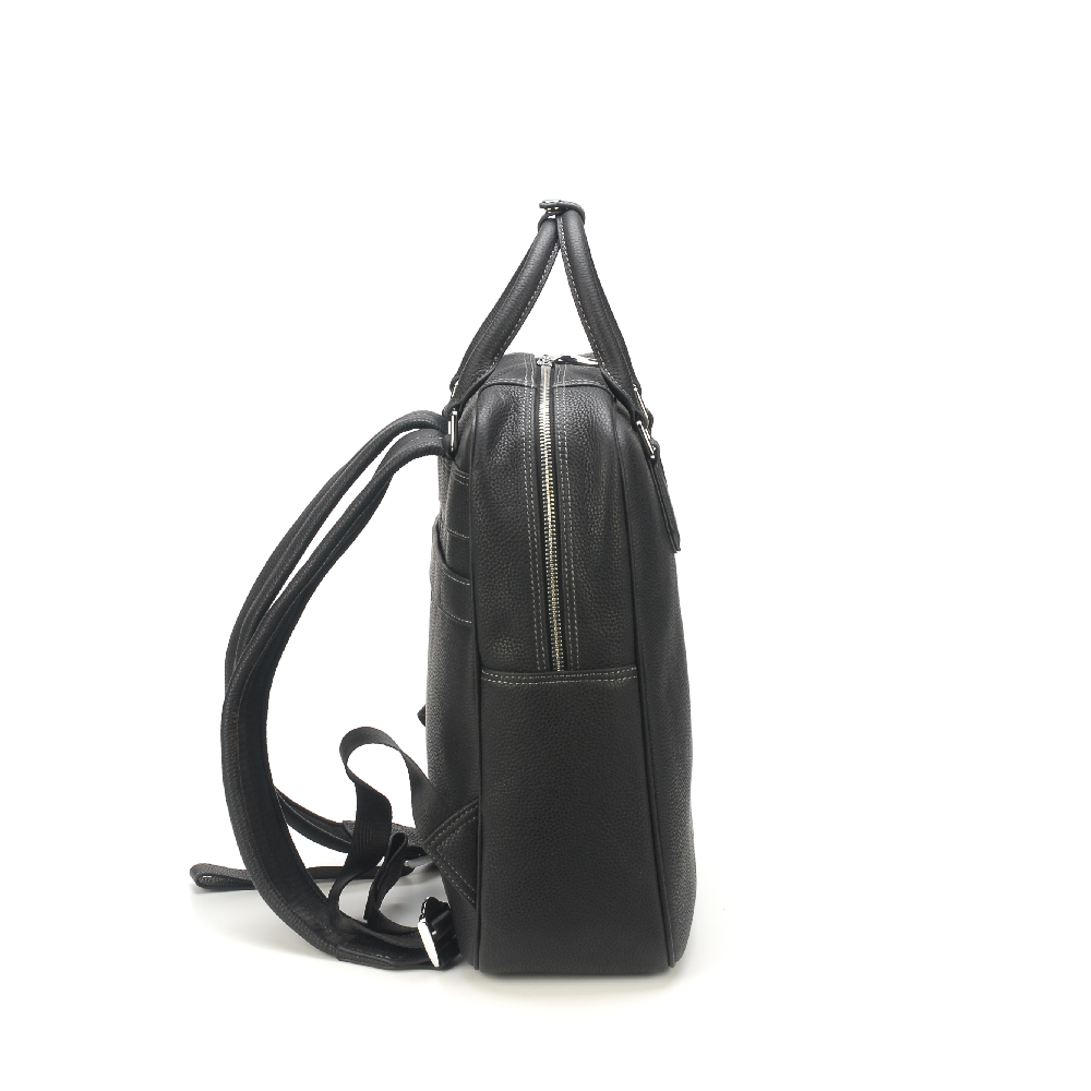 Cowhide leather backpack