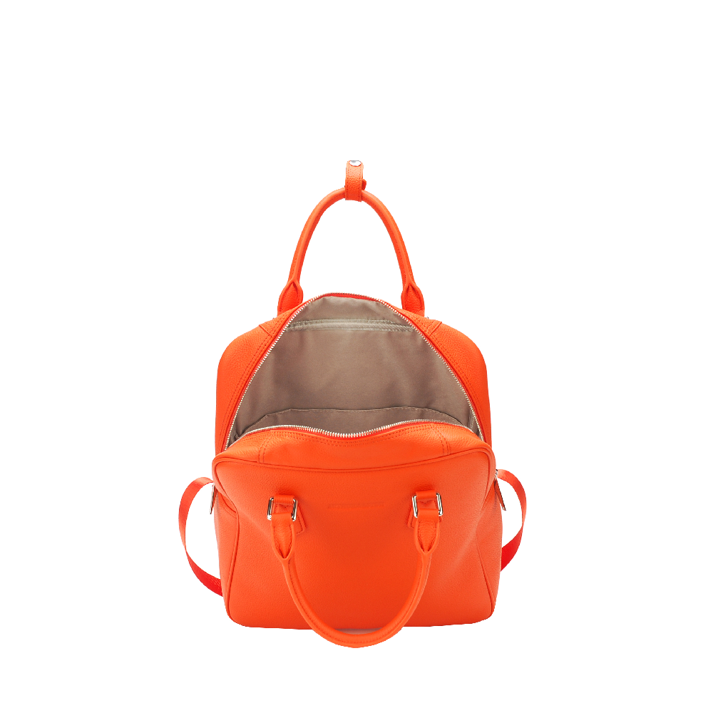 Cowhide leather backpack