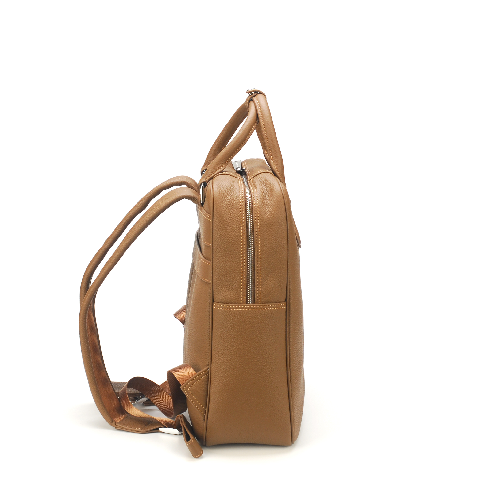 Cowhide leather backpack