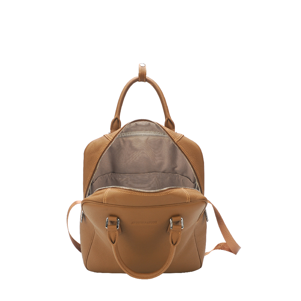 Cowhide leather backpack